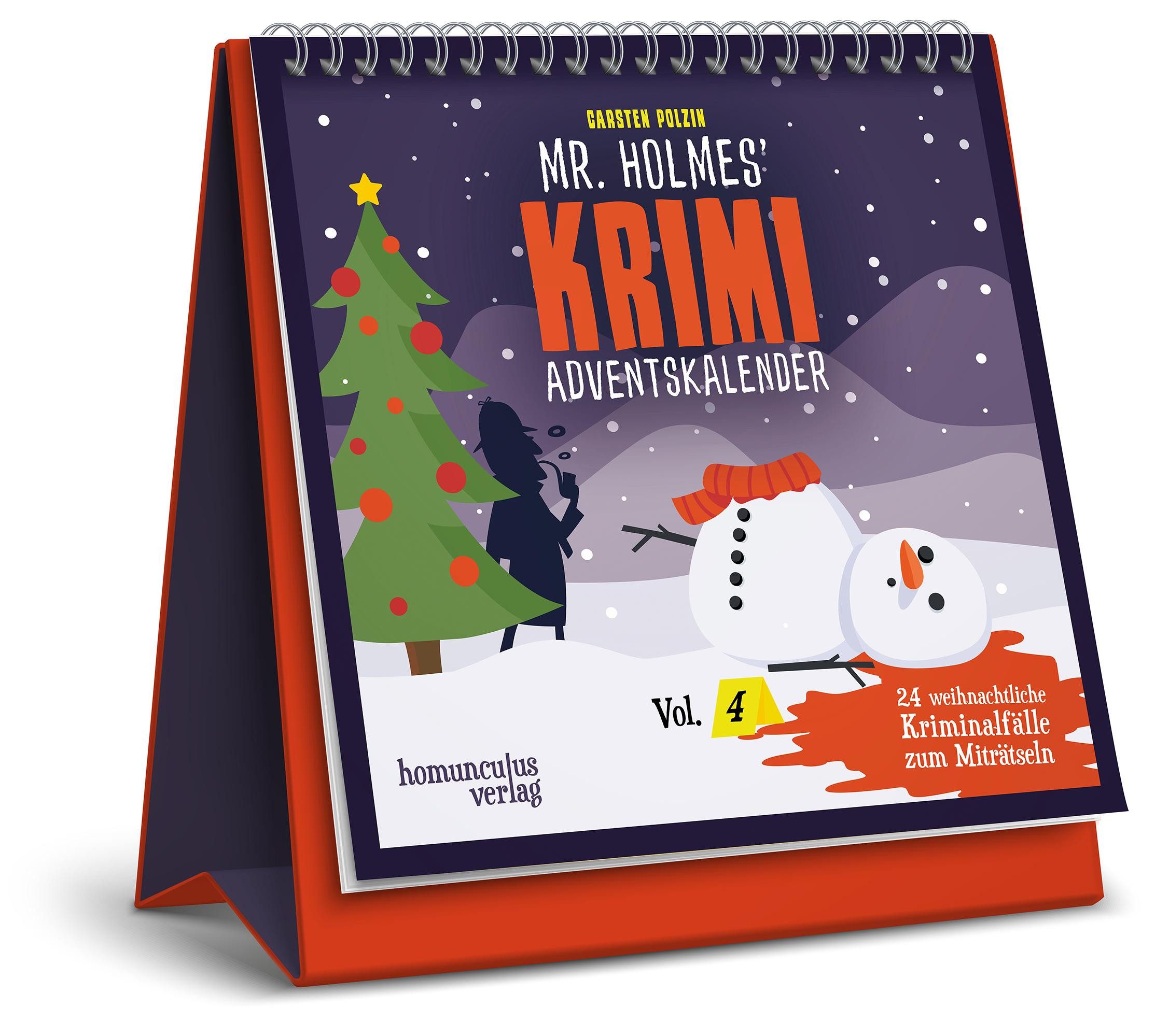 Homunculus Verlag Adventskalender Mr. Holmes Krimi-Adventskalender. Vol.4