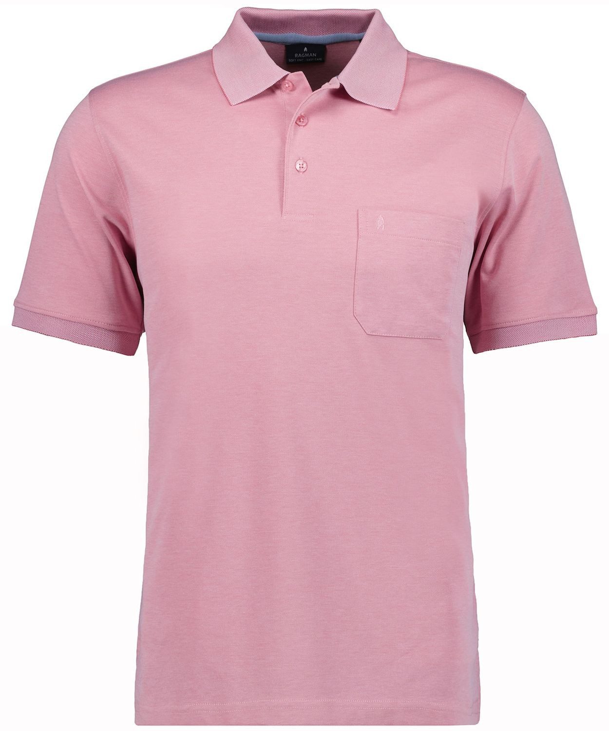 RAGMAN Poloshirt Kurzarm Softknit