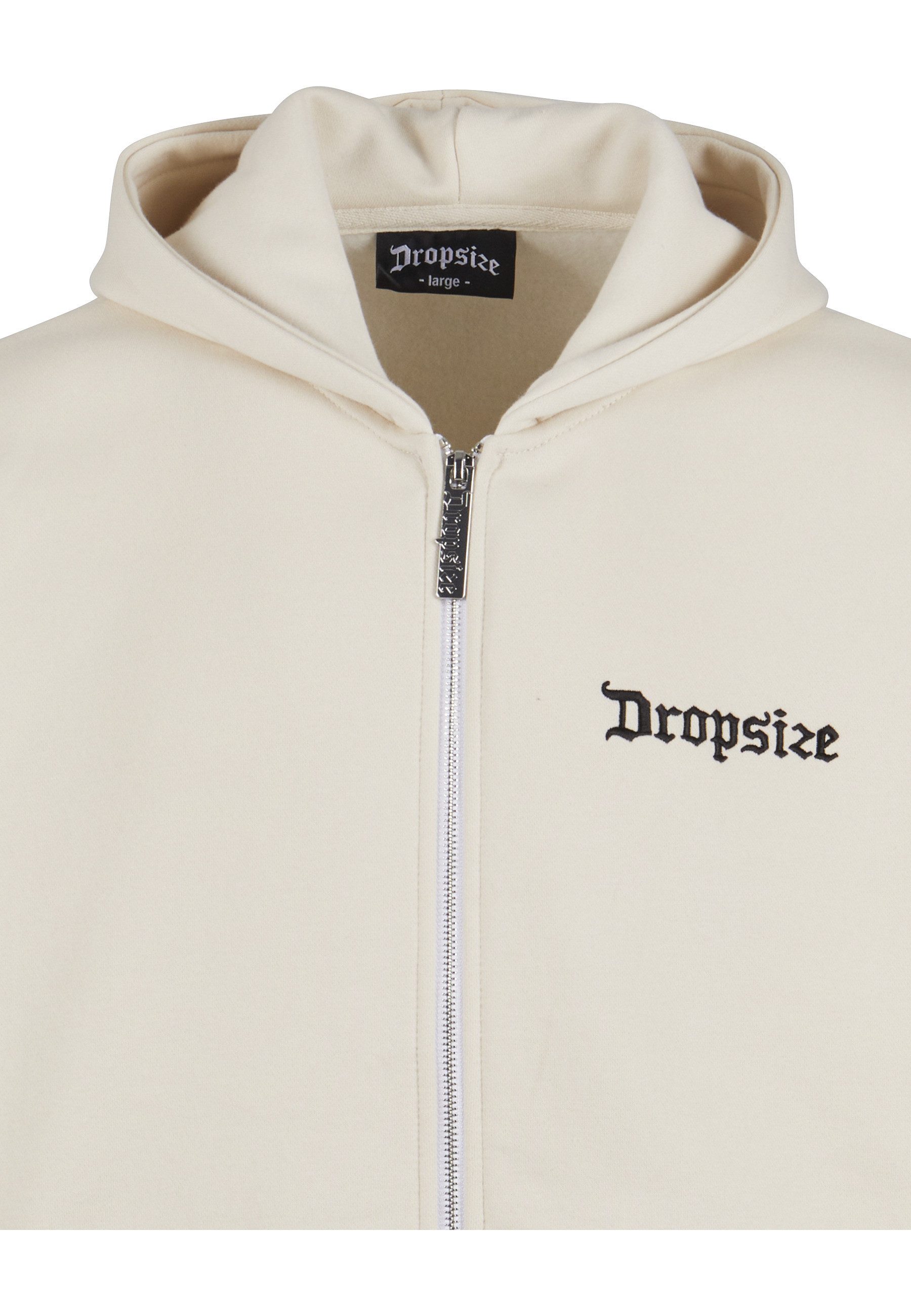 Dropsize Kapuzensweatshirt Dropsize Herren Super Heavy Oversize Blank Zip Hoodie (1-tlg)