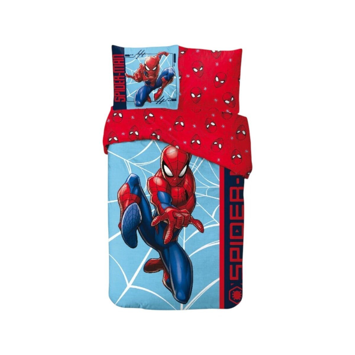 Spiderman Kinderbettwäsche Spiderman Action Bettwäsche 140x200cm günstig online kaufen