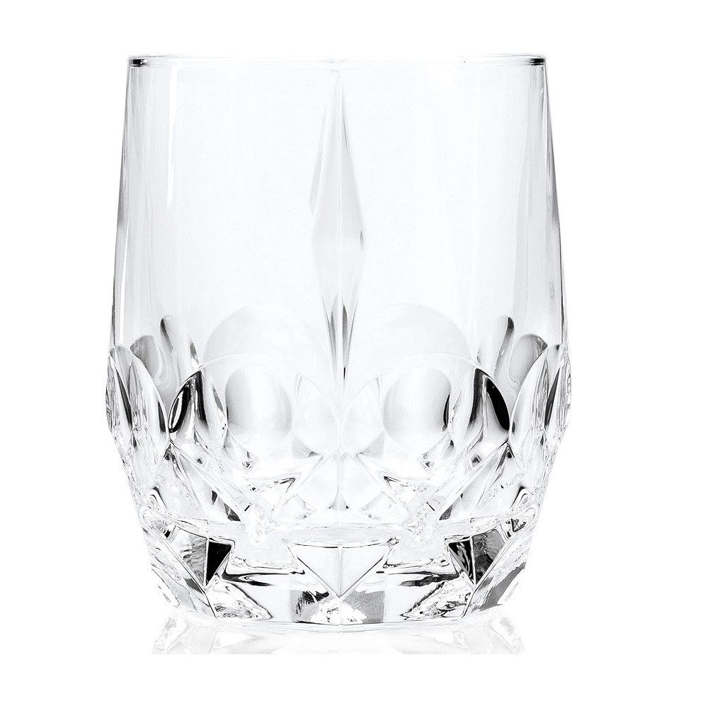 RCR Schnapsglas RCR Alkemist DOF Tumbler/Whiskyglas 350 ml 6er Set, Kristallglas