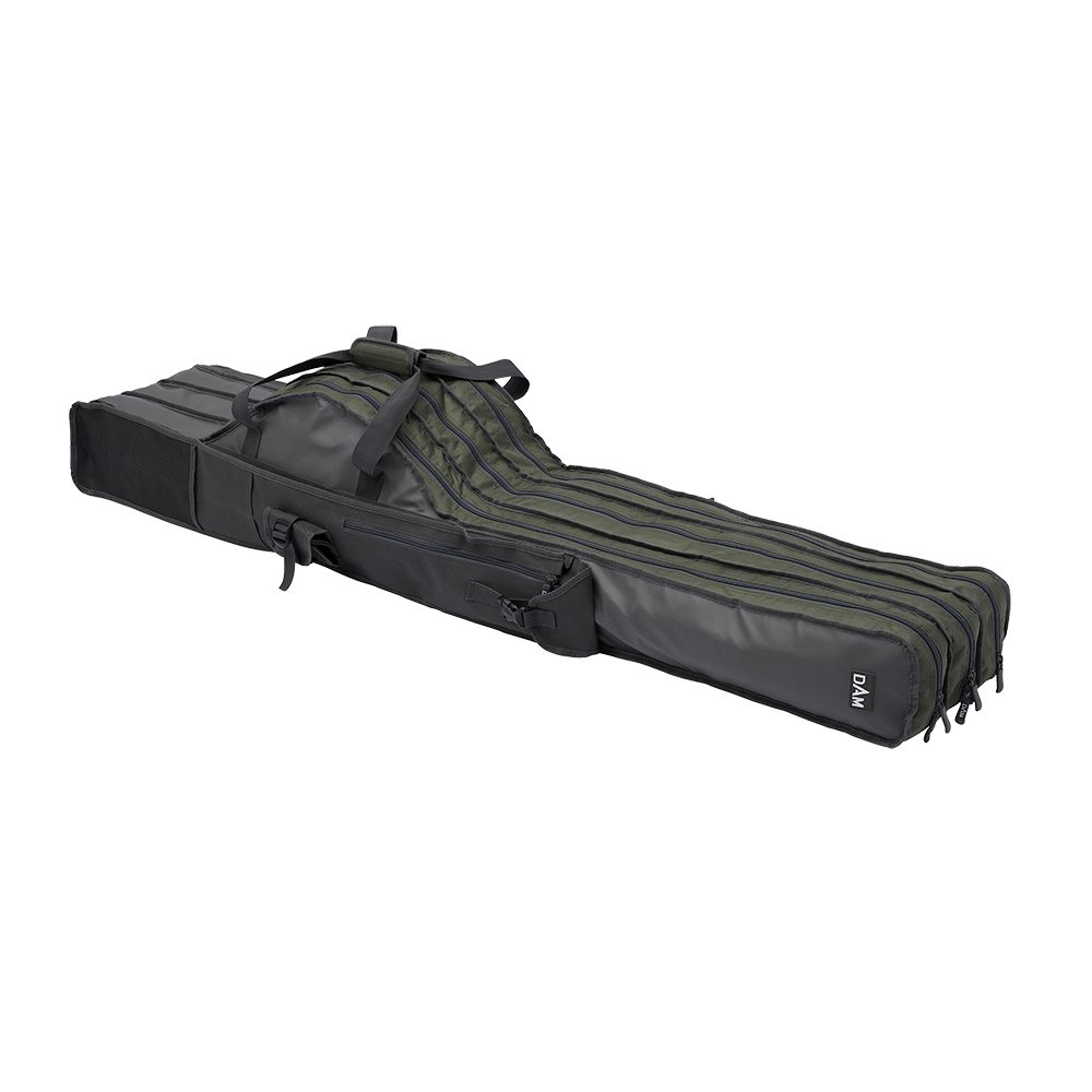 Angelrutentasche Rutentasche gepolstert 110 X 33 X 30cm mit 3 Fächern Rod Bag