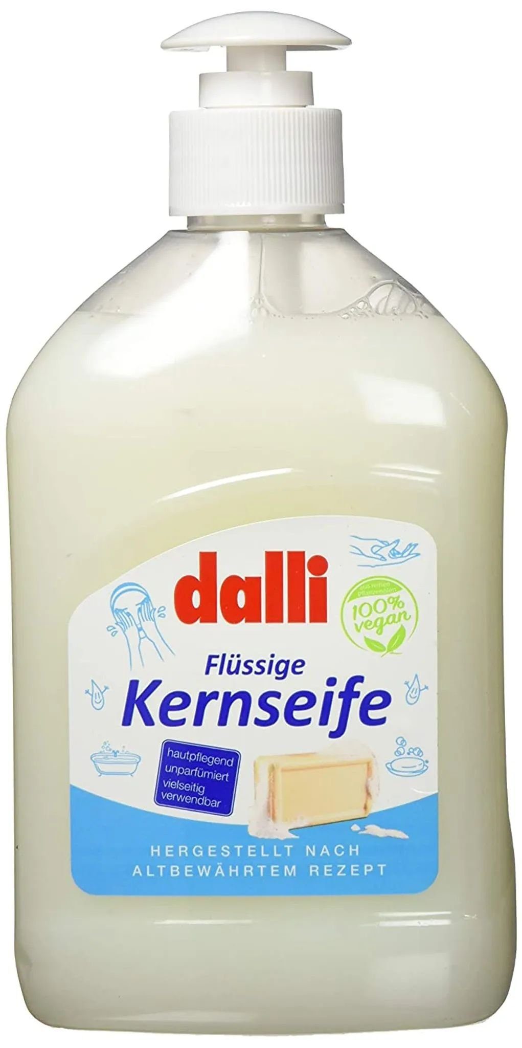 Dalli Flüssigseife Flüssige Kernseife, 500ml im Spender