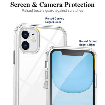 Protectorking Handyhülle Schutzhülle für iPhone 11 Kamera Case Panzerhülle Handyhülle Cover 6,1 Zoll, Schutz.