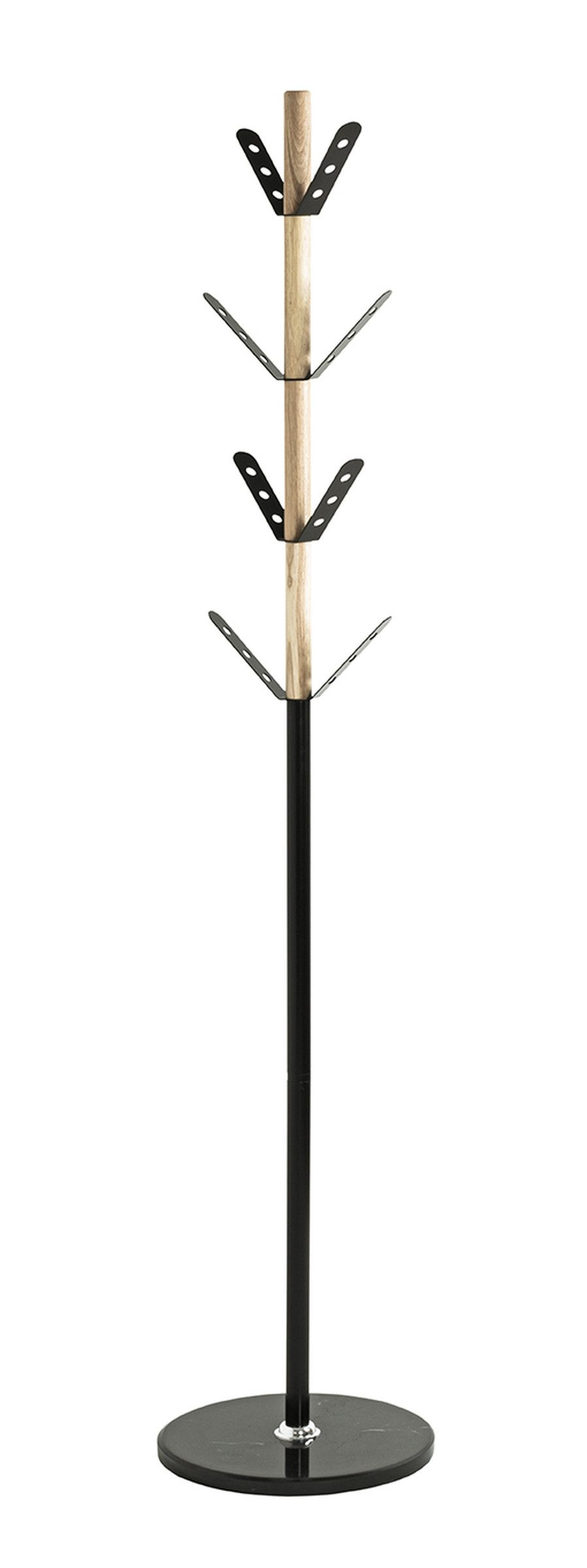 HAKU Garderobenständer in natur, schwarz - 179x37 (HxD)