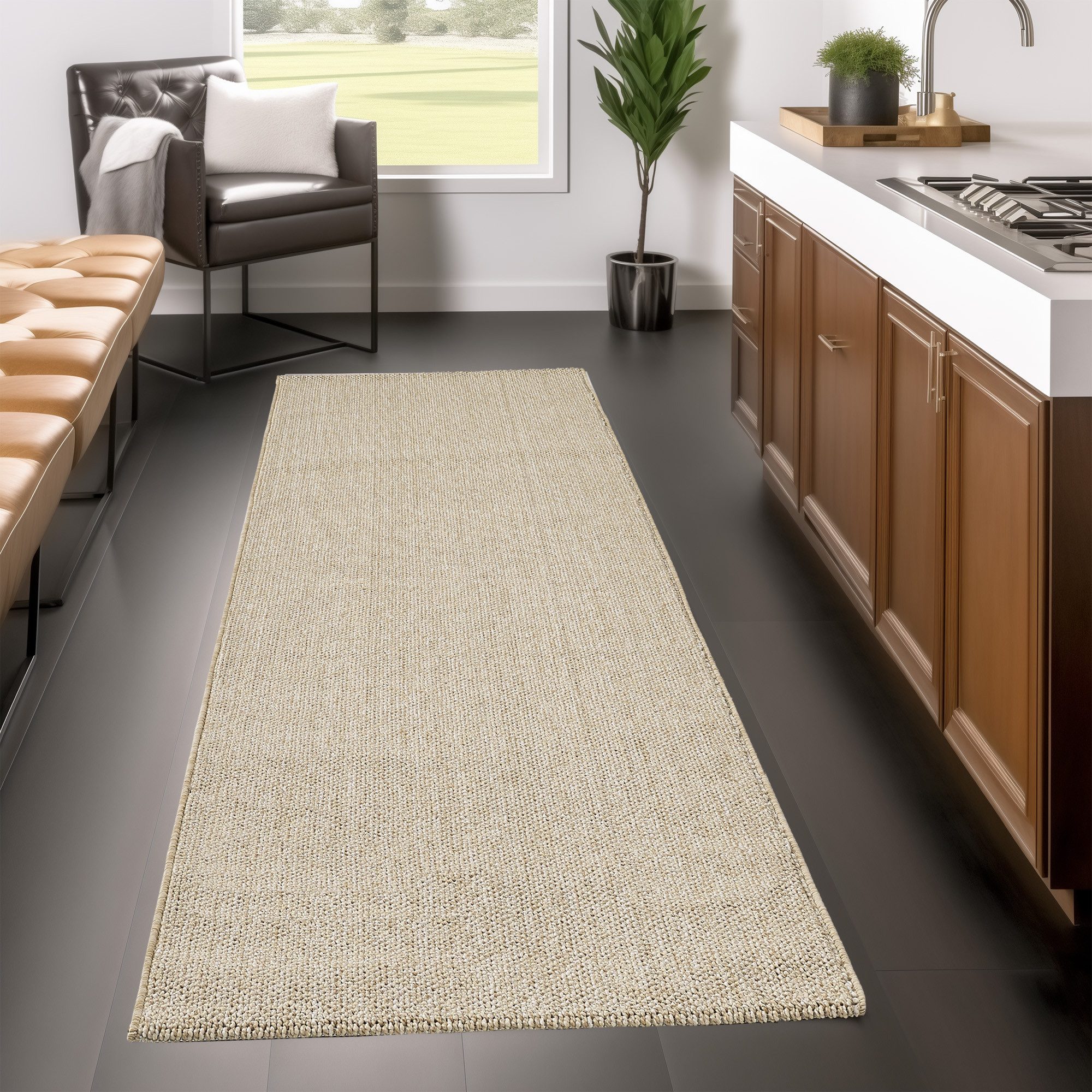 Ayyildiz Teppiche Teppich »LOOM 4300«, rechteckig, 7 mm Höhe, Läufer, Kurzf günstig online kaufen