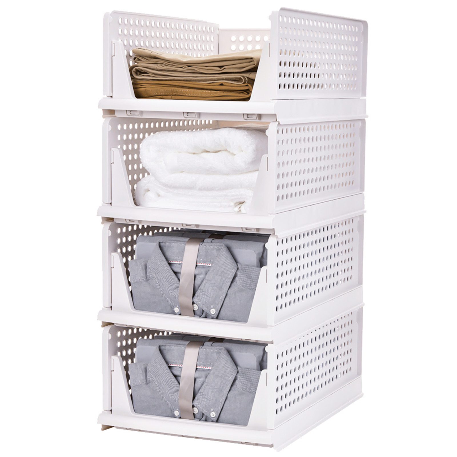 JEOBEST Organizer Stapelbarer Kleiderschrank, Schublade Faltbare günstig online kaufen
