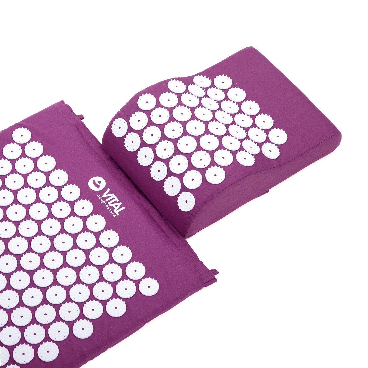 bodhi Akupressurmatte VITAL Akupressurmatte & Kissen Set aubergine