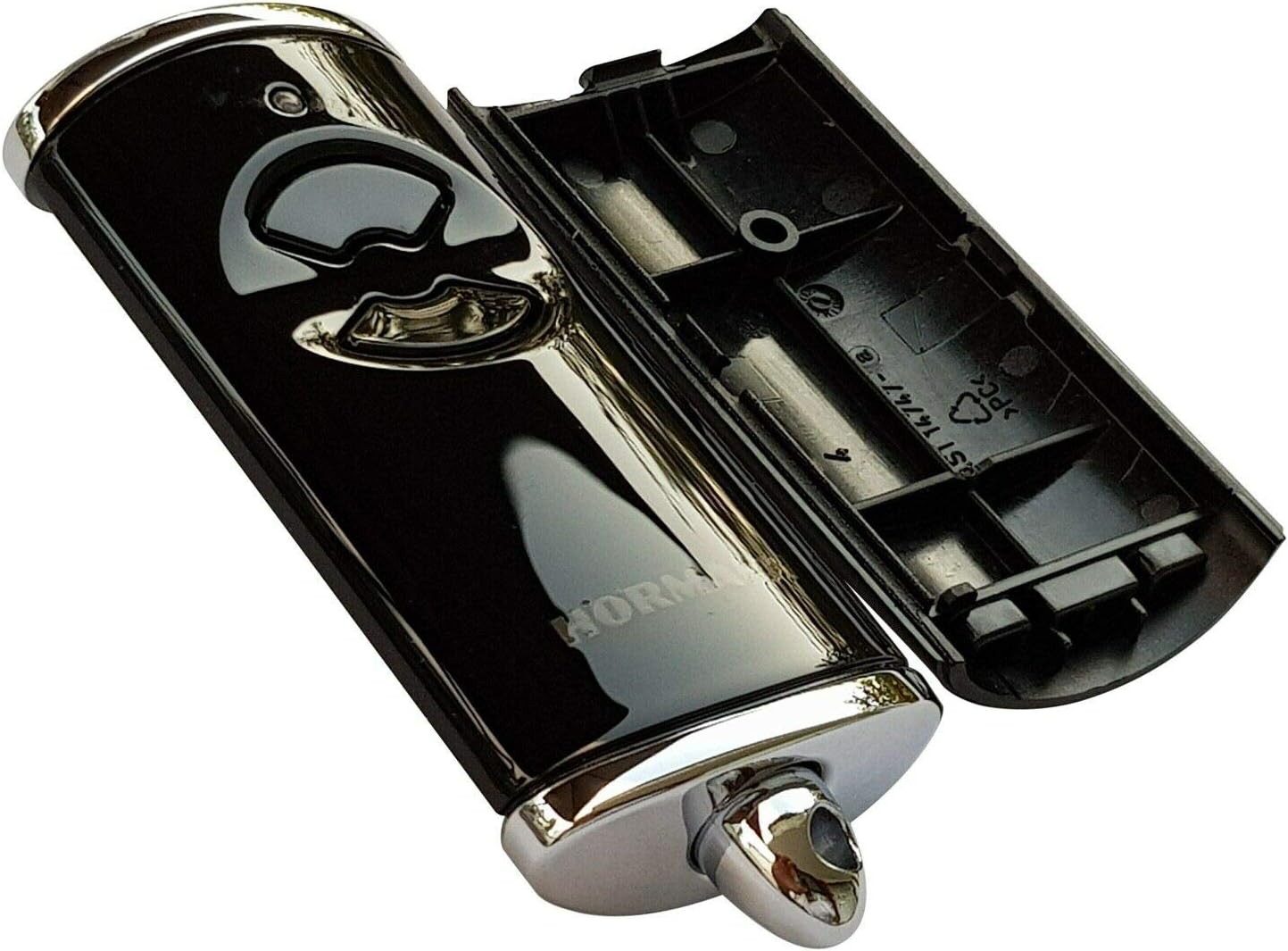 Türöffner Hörmann Handsender Cover HSE2BS Leer Gehäuse schwarz Hochglanz 439755