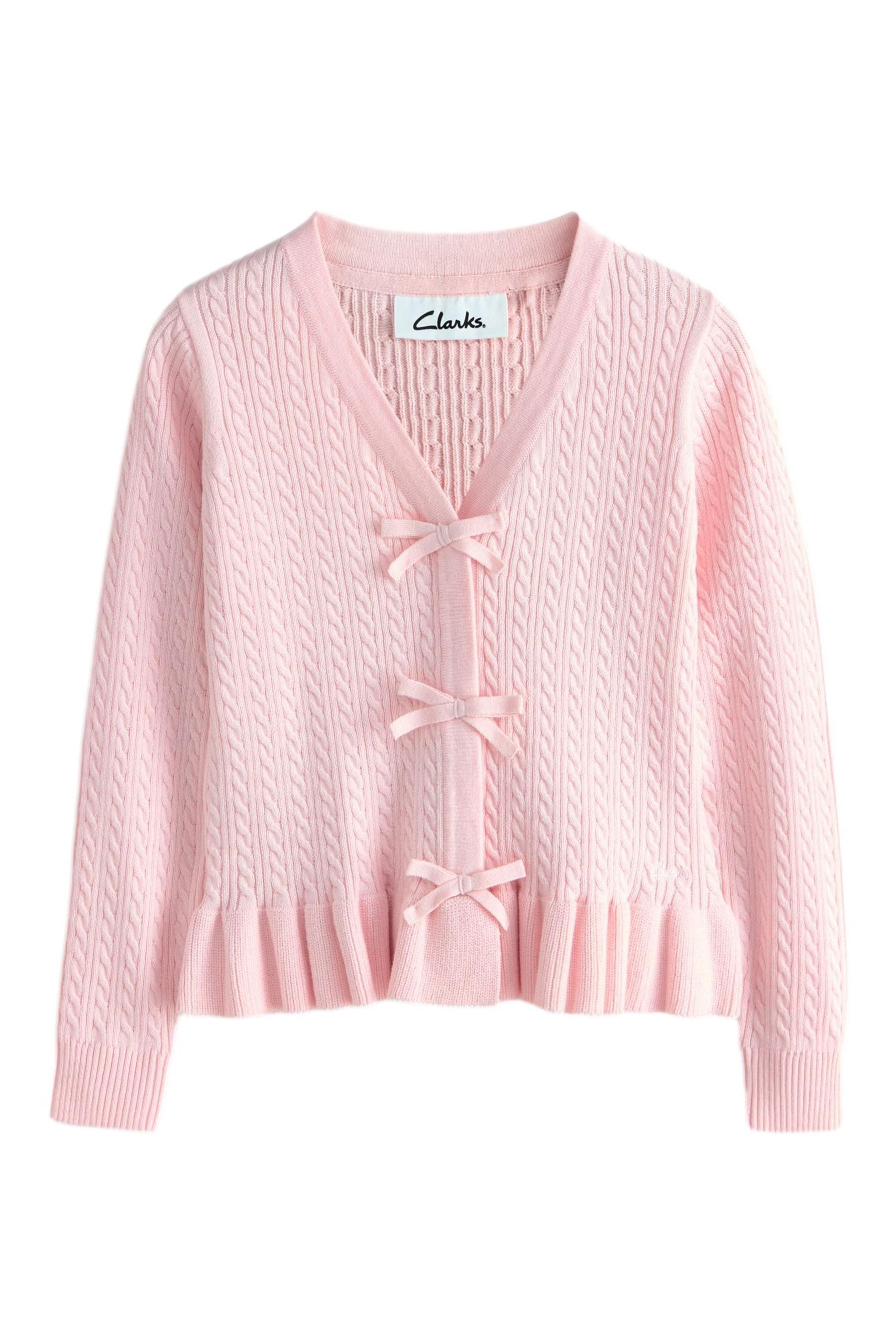 Strickjacke Clarks Strickjacke mit Front-Schleife