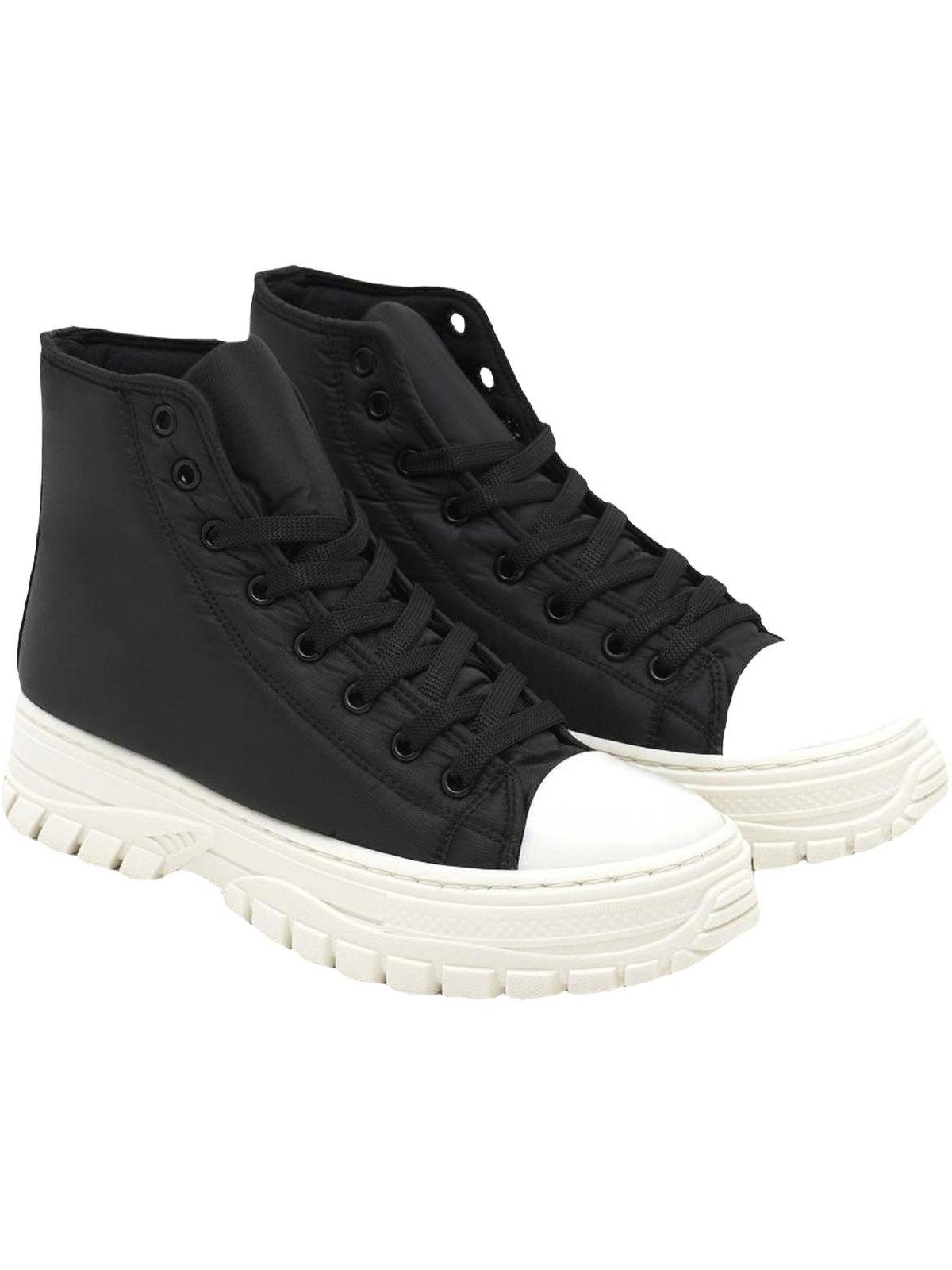 Damen-Sneaker aus Textil – Kunststoffsohle, flacher Absatz Sneaker