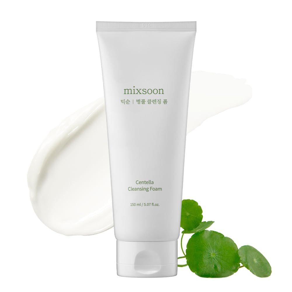 mixsoon Gesichtsreinigungsgel Centella Cleansing Foam 150 ml, mit Centella Asiatica, cremiger Reinigungsschaum