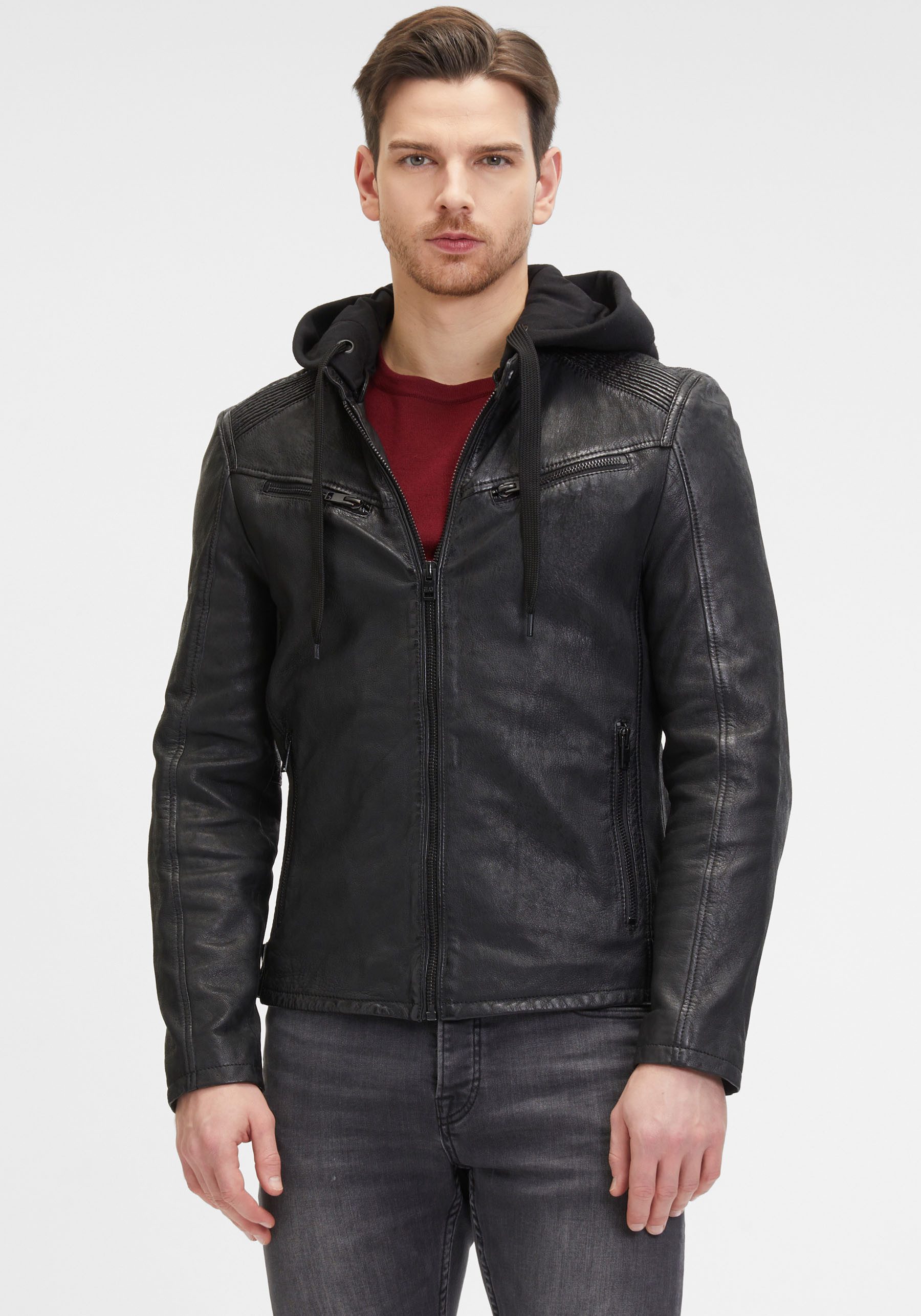 Mauritius Lederjacke G2MNeiko SF mit Reißverschluss, günstig online kaufen