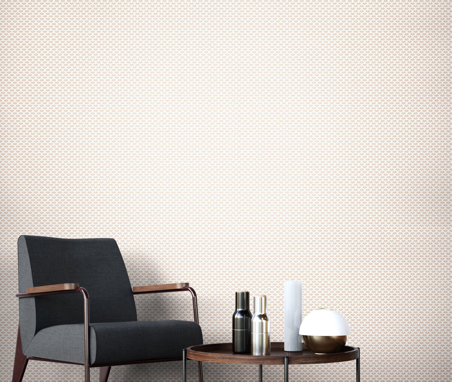 Newroom Vliestapete, Weiß Tapete Glamour Glänzend günstig online kaufen