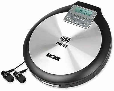 ROXX PCD 600 Stereo-CD Player (Tragbarer CD Player mit Наушники, MP3 fähig, Antishock)