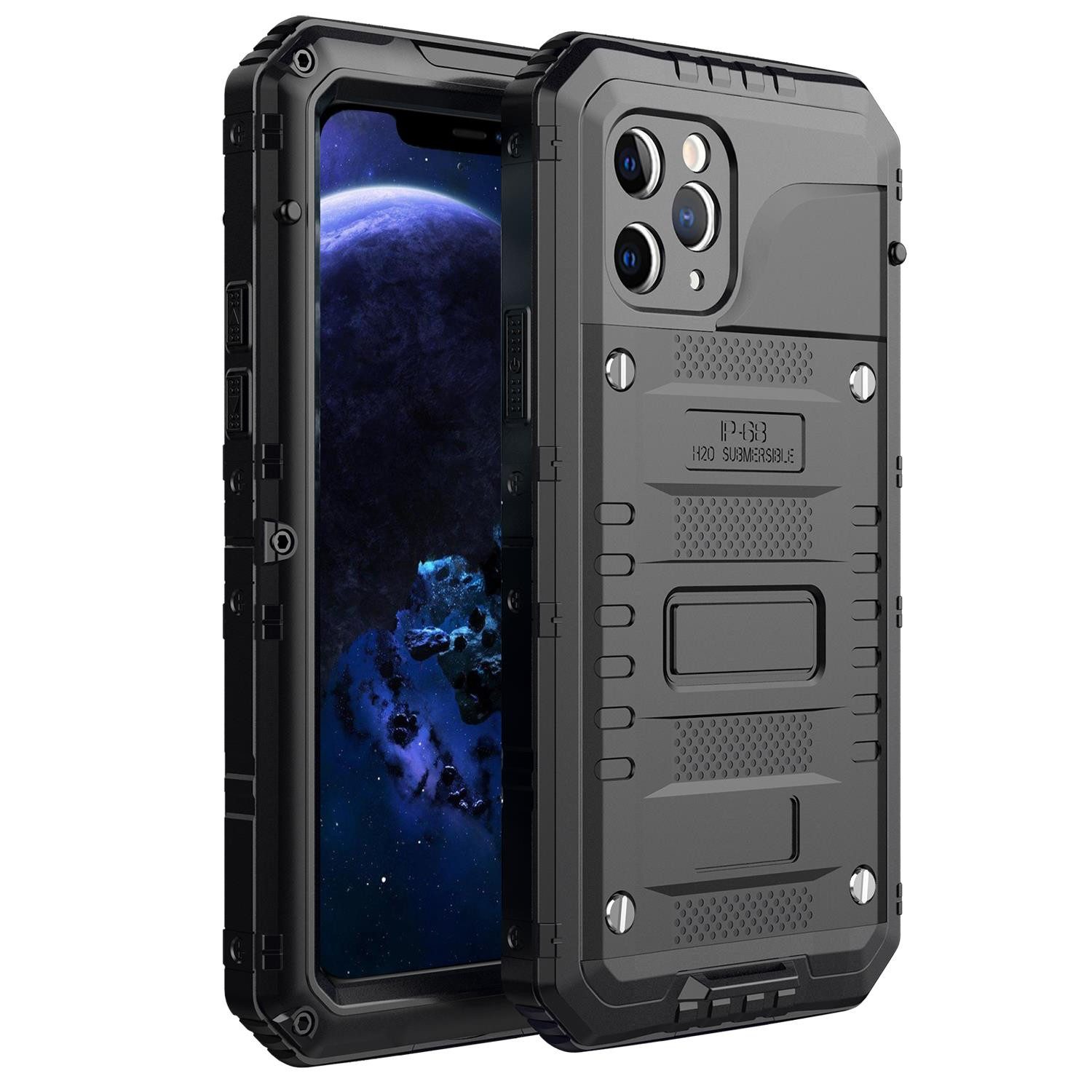 Cadorabo Handyhülle für Apple iPhone 11 PRO Hülle Apple iPhone 11 PRO, Hülle - Schutzhülle - Robuster 360° Rundumschutz mit Displayschutz