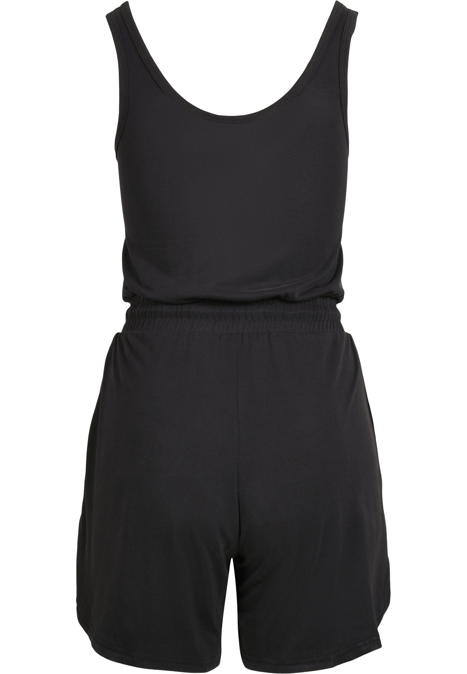 Jumpsuit Sleeveless Jumpsuit (1-tlg) Modal Ladies Damen black URBAN Short CLASSICS