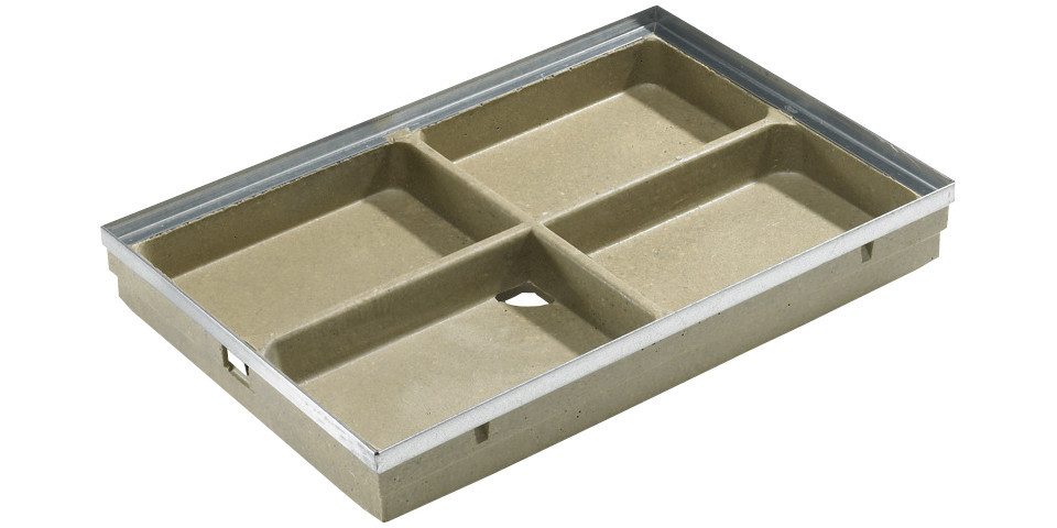 Aco Schuhabtropfschale ACO Bodenwanne Vario Polymerbeton 75 x 50 cm inkl.