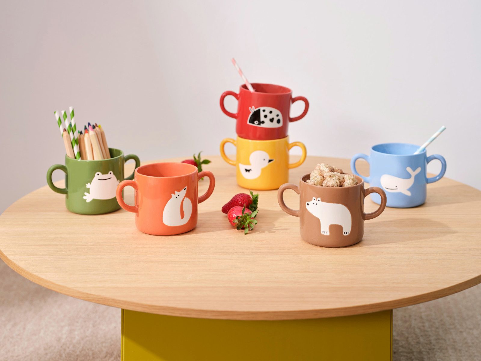 ASA SELECTION Becher Buddies Henkelbecher Fuchs 0,25l, New Bone China