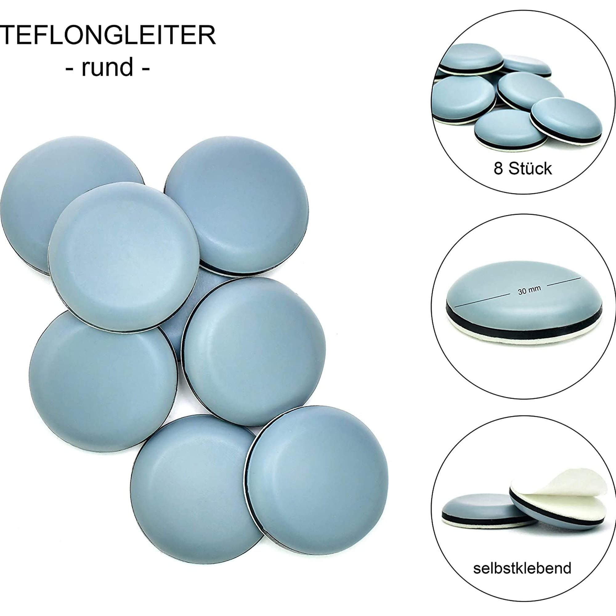 store HD Möbelfuß store HD selbstklebende Möbelgleiter Rund für Stühle und günstig online kaufen