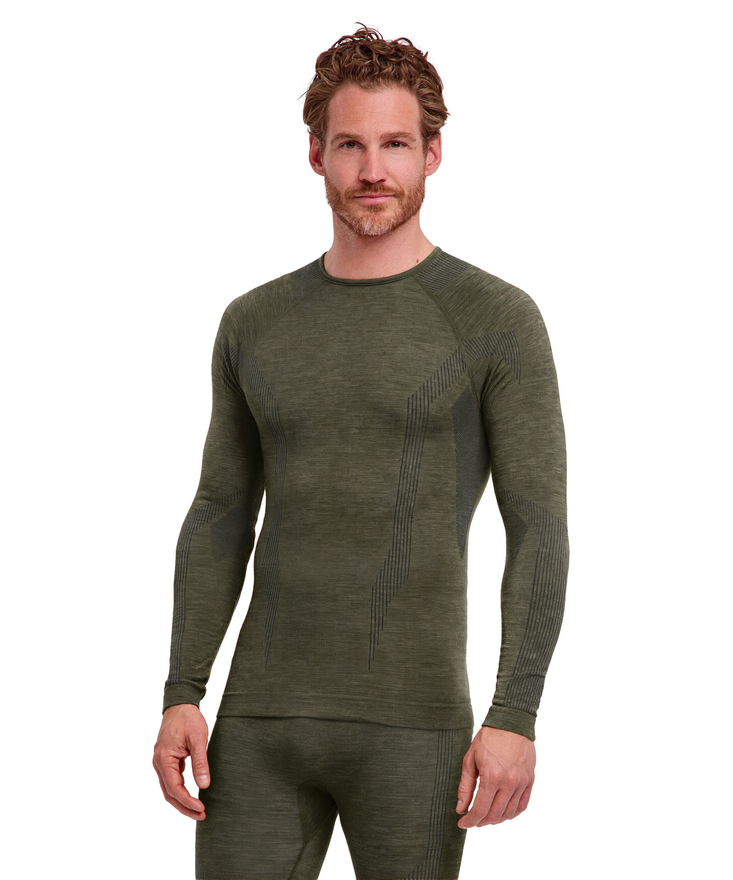 FALKE Funktionsshirt FALKE Langarmshirt Wool-Tech Herren (1-tlg., 1) aus Merinowolle für kalte bis sehr kalte Temperaturen