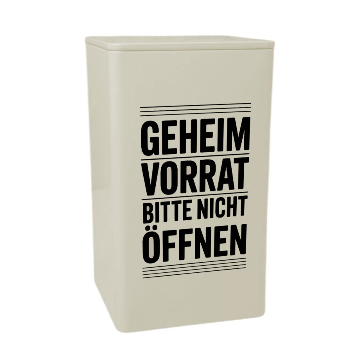 speecheese Aufbewahrungsdose Geheimvorrat bitte nicht öffnen Dose 900ml
