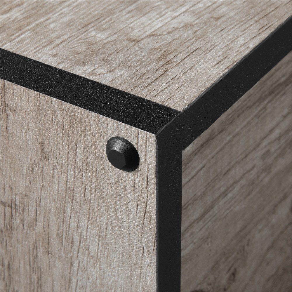 Yaheetech Nachttisch Beistelltisch (1-St), Nachtschrank mit 3 Schubladen, 40 x 35 x 60,5 cm