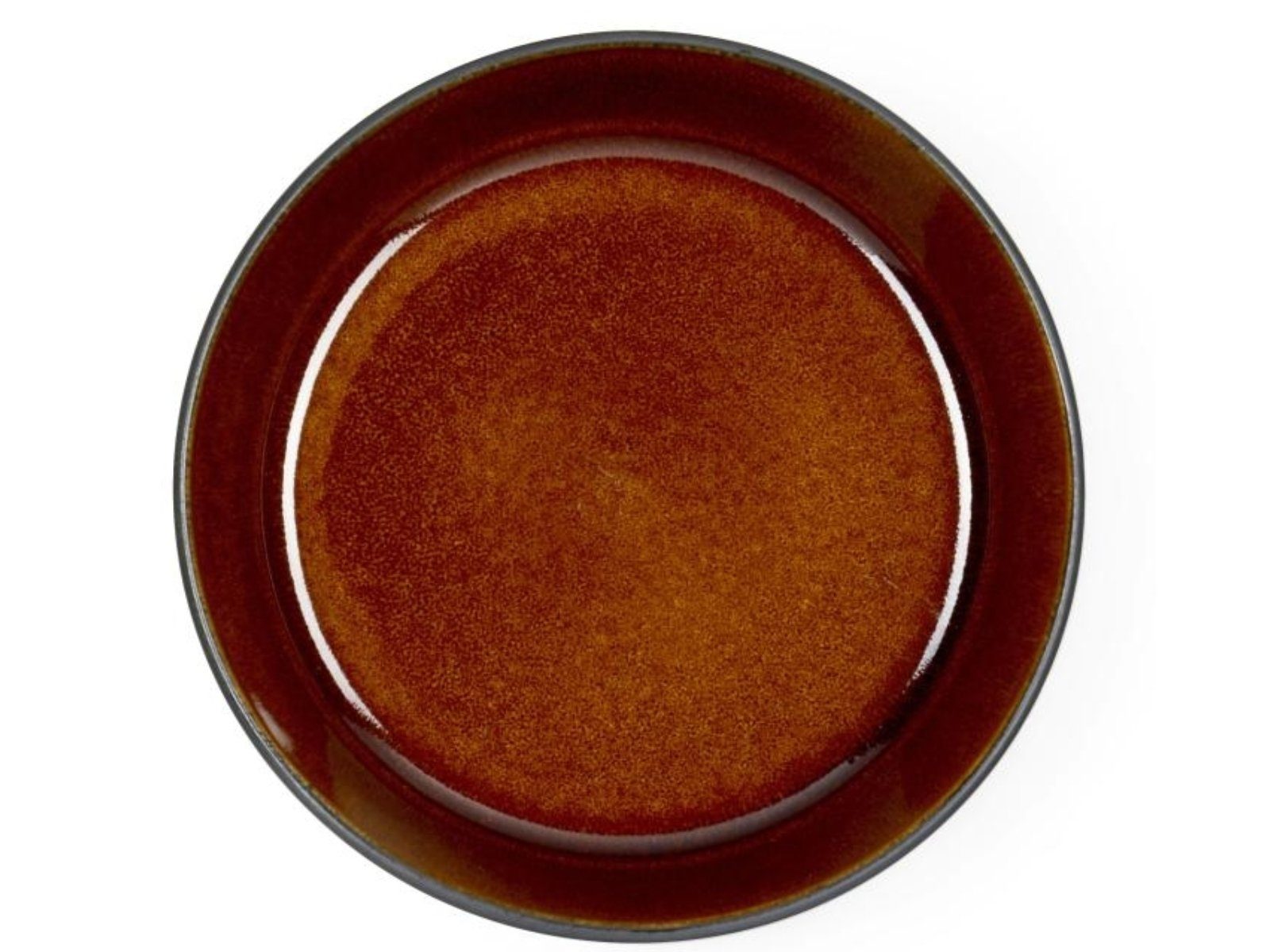 Bitz Suppenteller Suppenteller black / amber 18 cm, Suppenschale 18 cm Steinzeug Schwarz/Amber