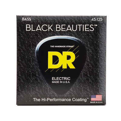 DR Saiten, 5er Bass 45-125 Extra-Life Black Beauties BKB5-45