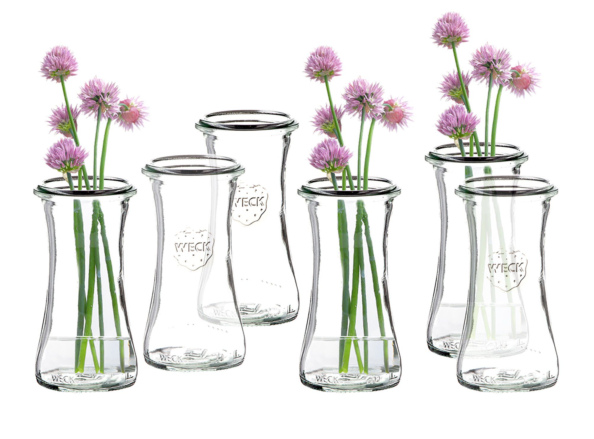 für Tischvase Blumen BigDean Blumenvase 24er – Set Glasvase Tischvase
