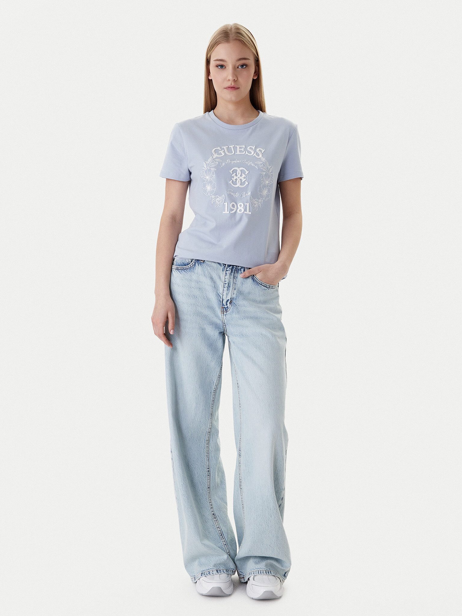 Guess Kurzarmshirt MADDALENA CN SS T-SHIRT - Kurzarmshirt