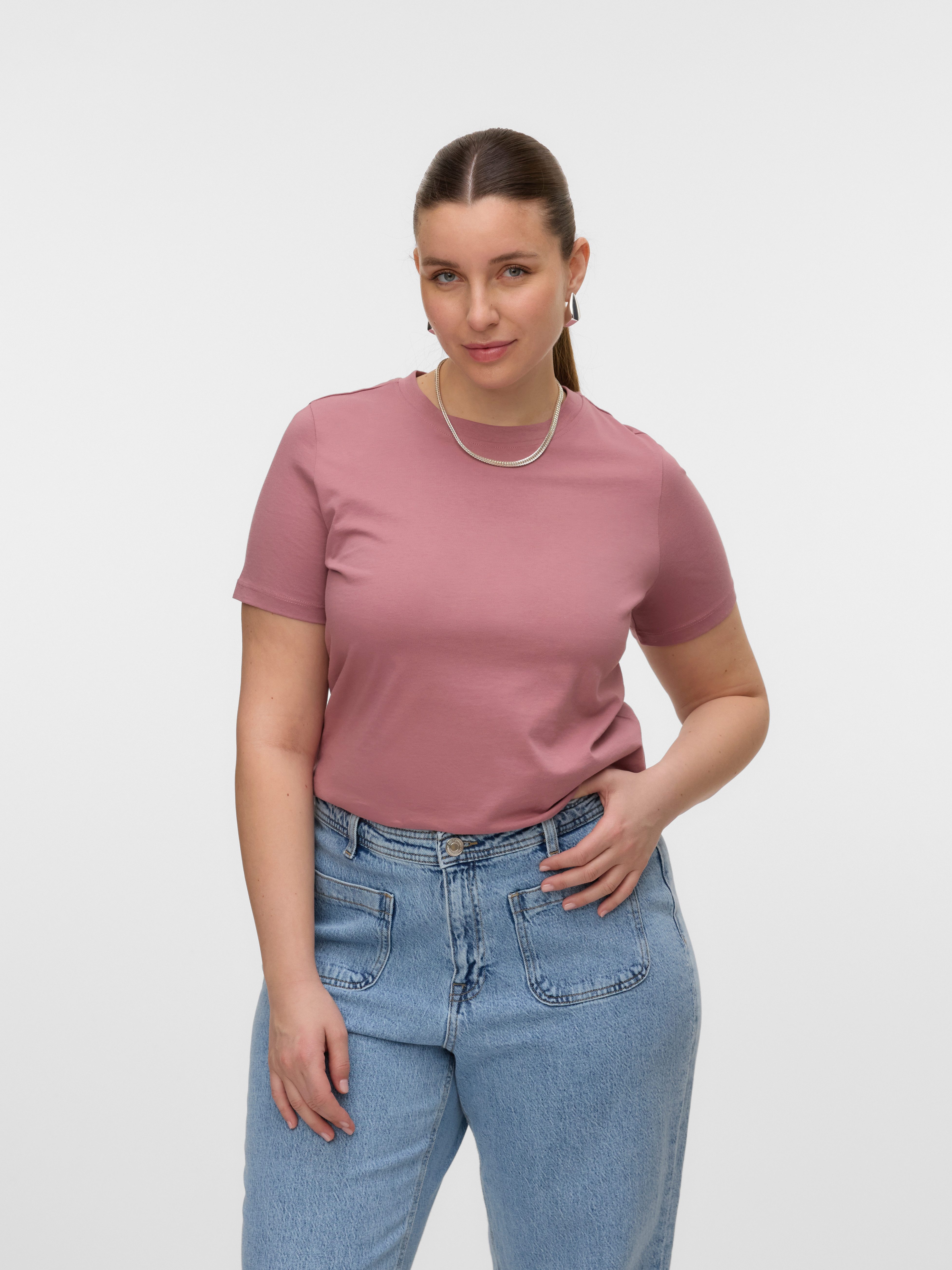 Vero Moda Kurzarmshirt VMPAULINA SS T-SHIRT günstig online kaufen