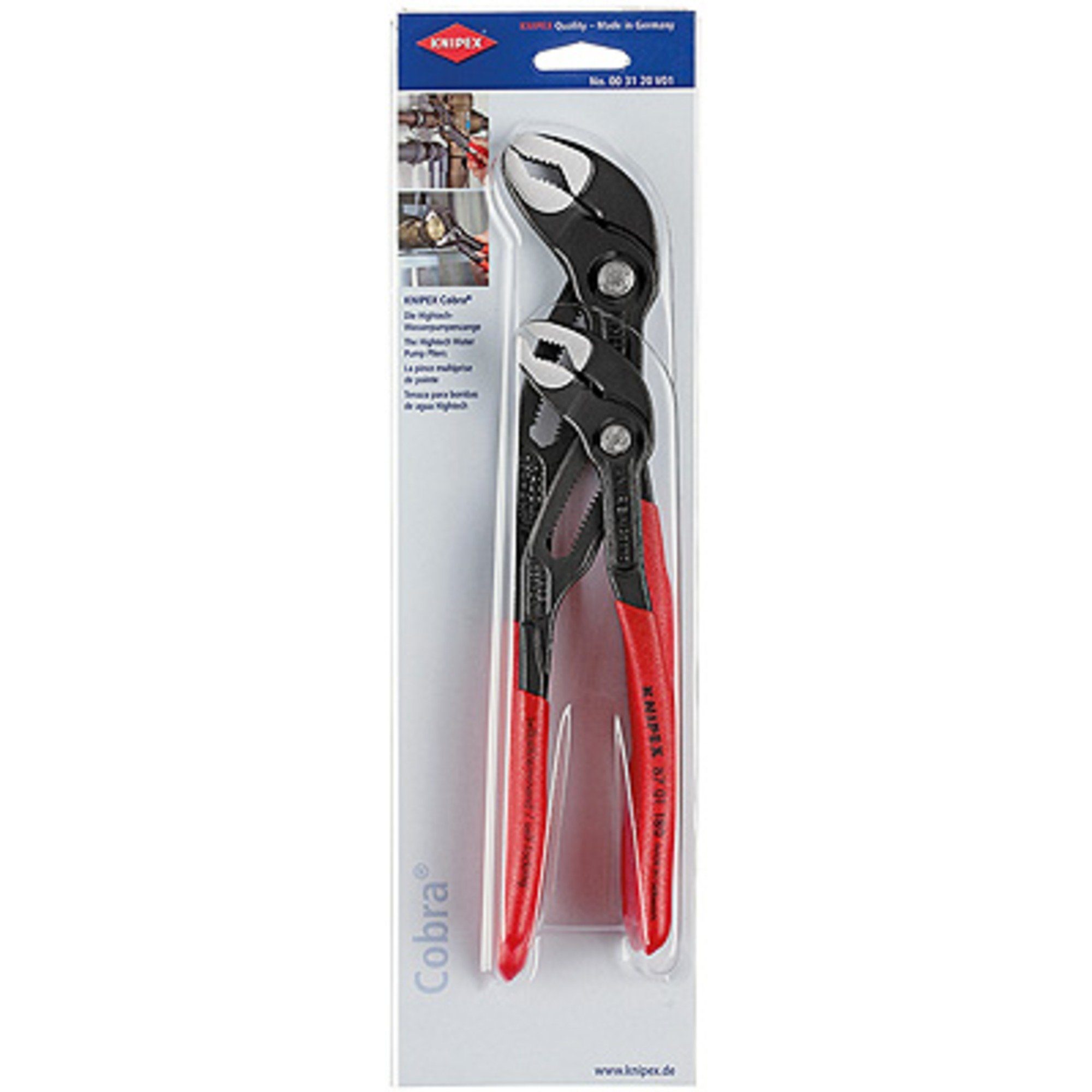 Knipex Zangenset KNIPEX Cobra Zangen-Set 003120V01, 2-teilig