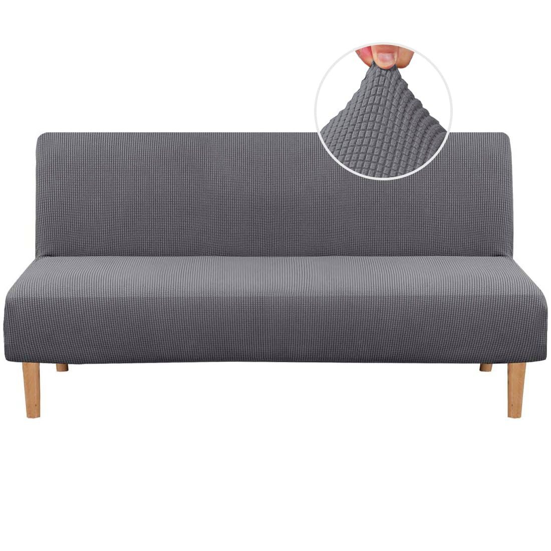 Coonoor Sofahusse Futonbezug ohne Armlehnen, Stretch-Sofabezug Maschinenwaschbar