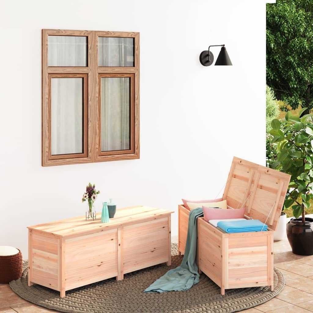 furnicato Gartenbox Outdoor-Kissenbox 200x50x56 cm Massivholz Tanne