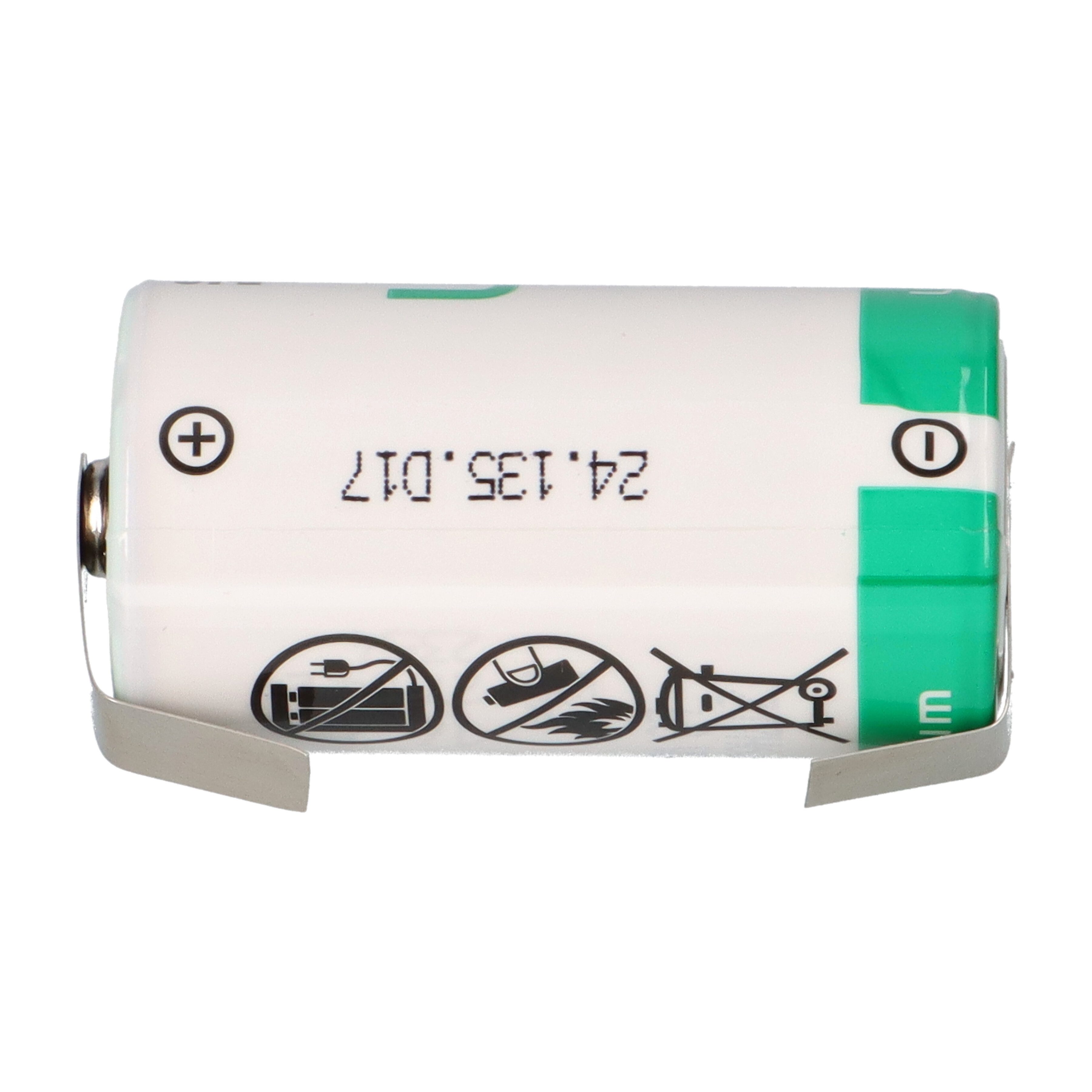 Saft LSH14 Saft Lithium 3,6V Batterie C Baby U-Lötfahne Batterie