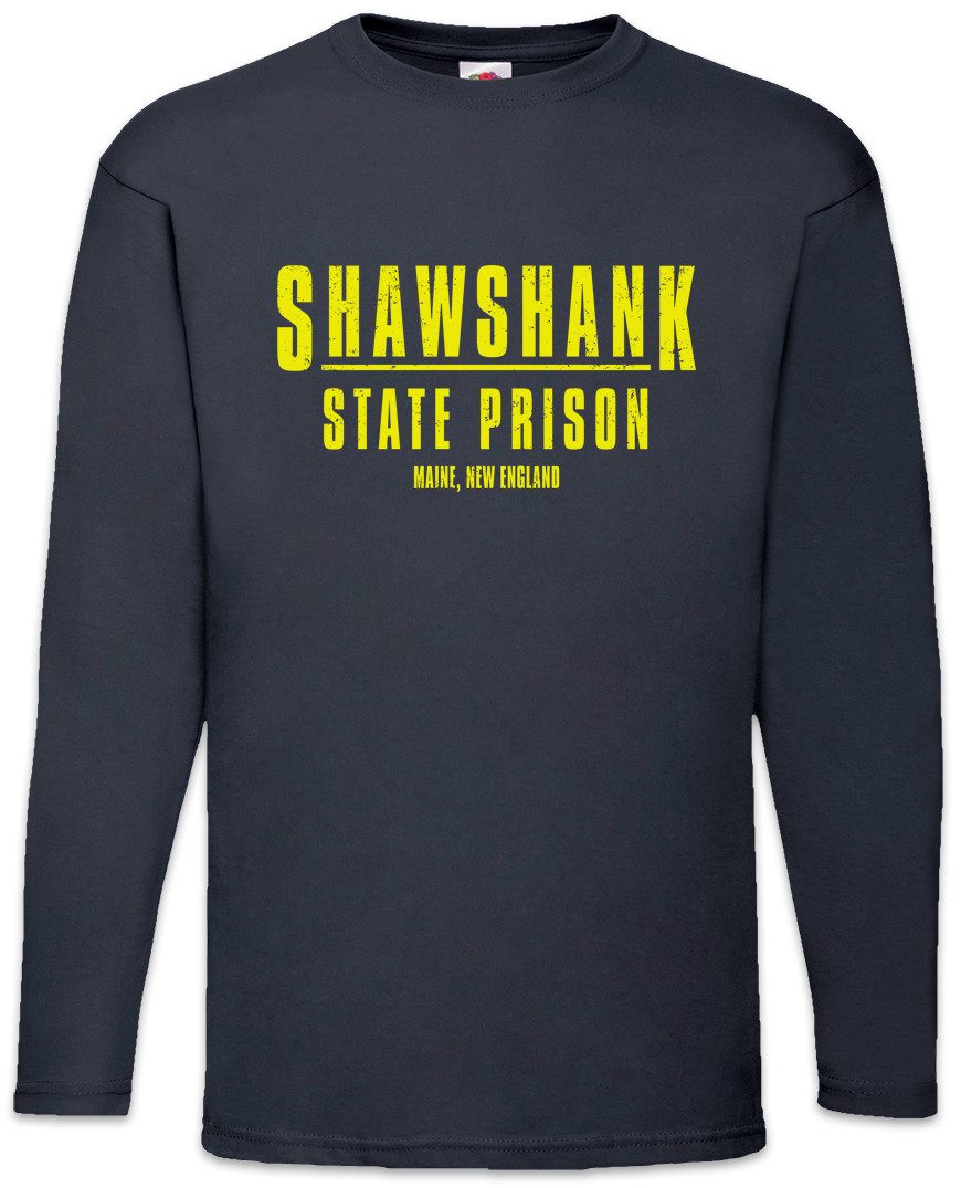 Langarmshirt Shawshank State Prison Langarm T-Shirt Die Zeichen Verurteilten Logo