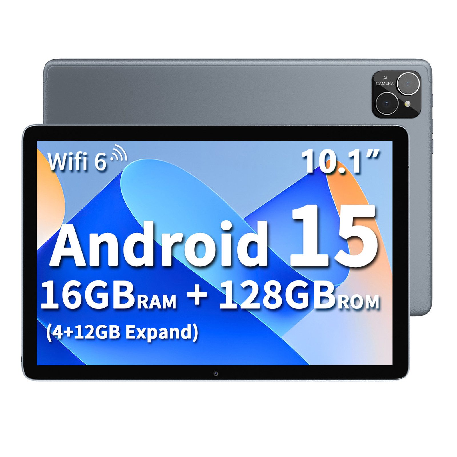 VASOUN TAB11 Tablet 10 Zoll,Android Tablet,128GB ROM,5G WiFi Tablet Tablet (10.1 Zoll Tablet", 128 GB, Android 15, (8000 mAh,128GB ROM, 2MP+8MP, 1280*800 HD)