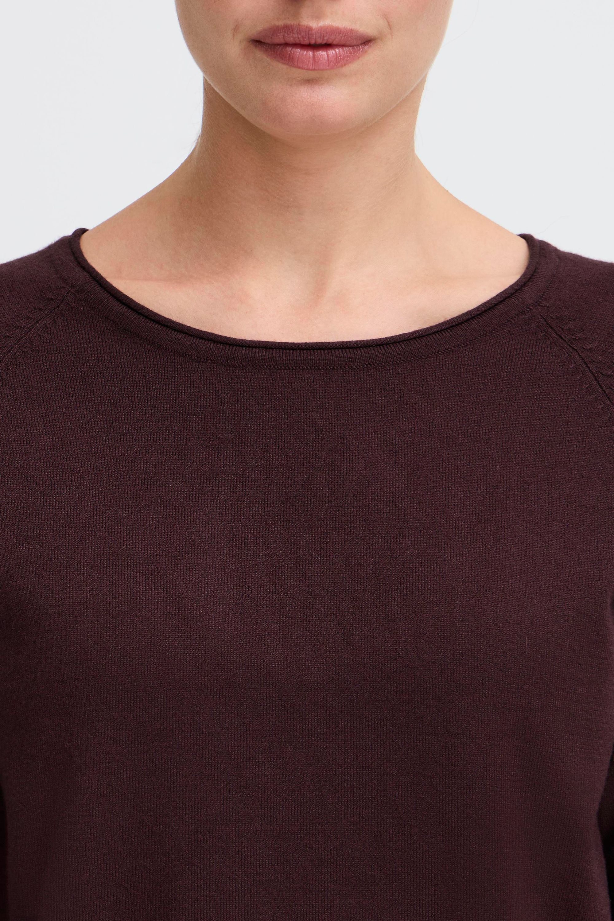 OXMO Strickpullover OXKeana Modischer Feinstrickpullover