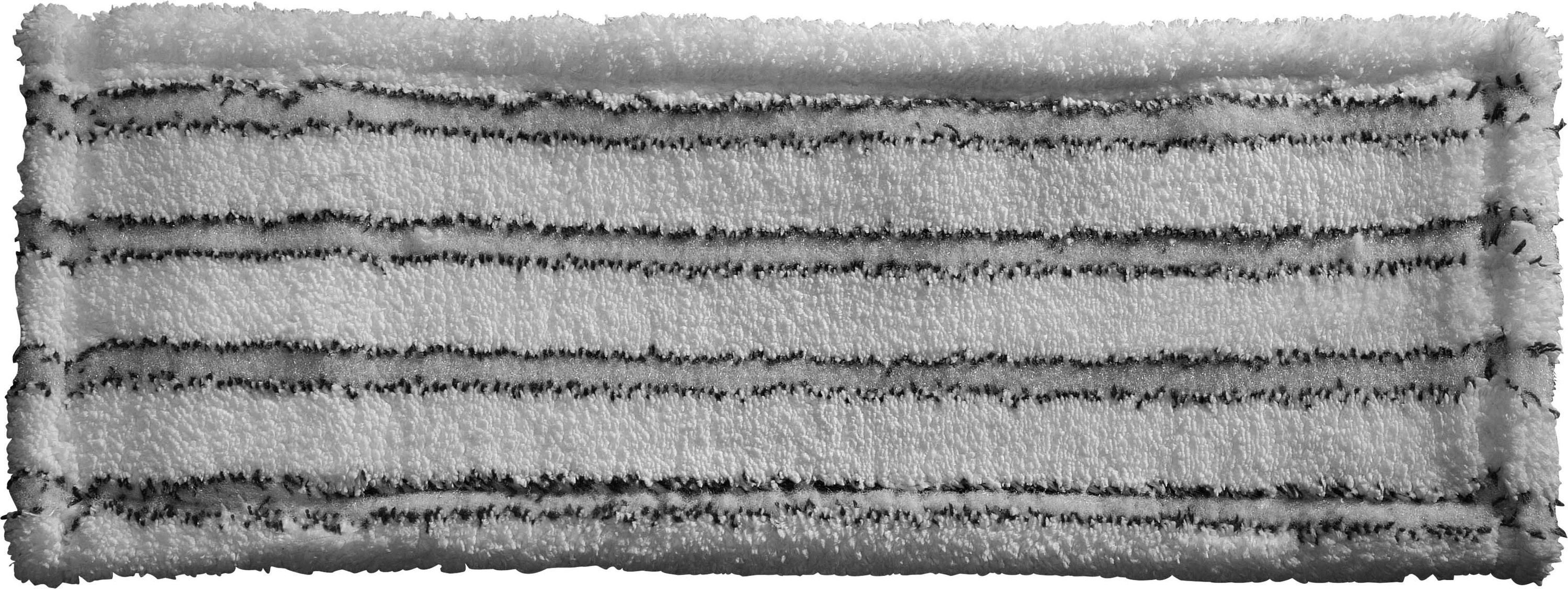 haug bürsten Wischbezug Abrasivmopp 50 cm Mikrofaser weiß blau Wischbezug (76% Microfaser, 24% Polyamid, Abrasivstreifen)