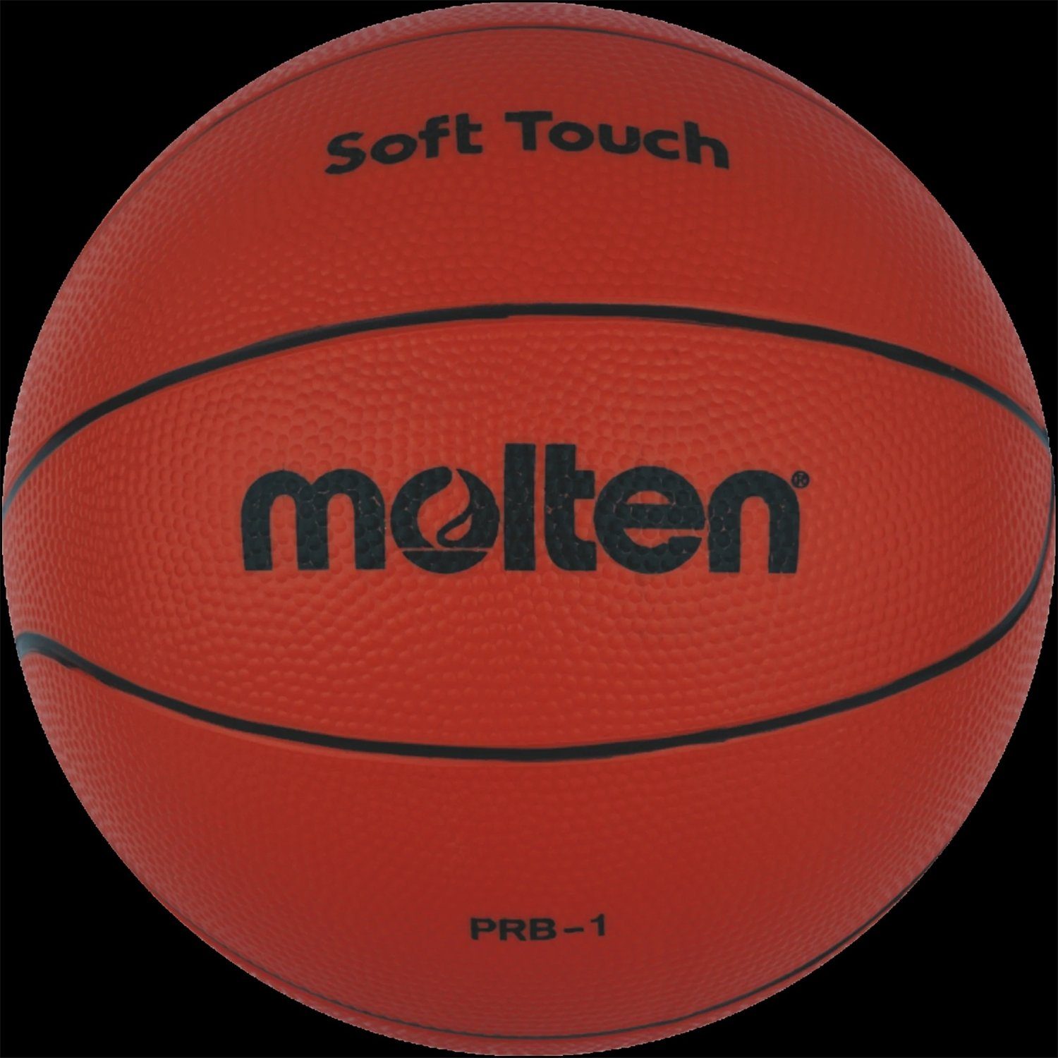 Molten Spielball PRB-1 Softball, Basketballoptik, Gummi