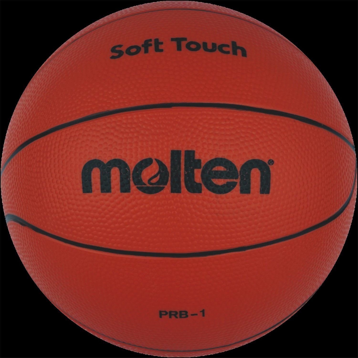 Spielball PRB-1 Softball, Basketballoptik, Gummi