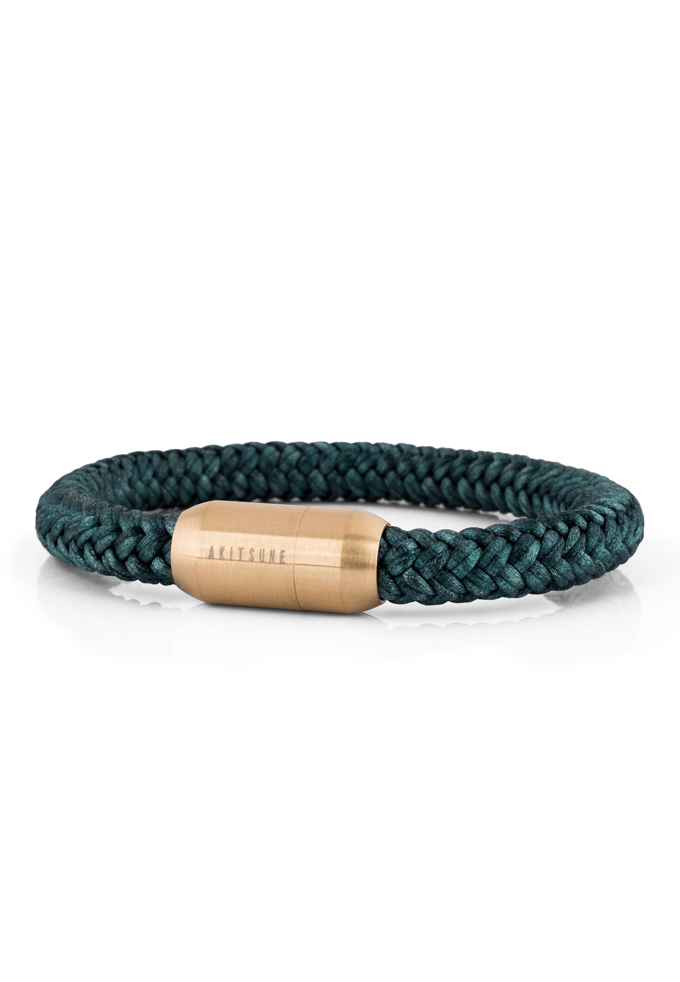 Armband Portus Segeltau-Armband Gold-Grün 22cm
