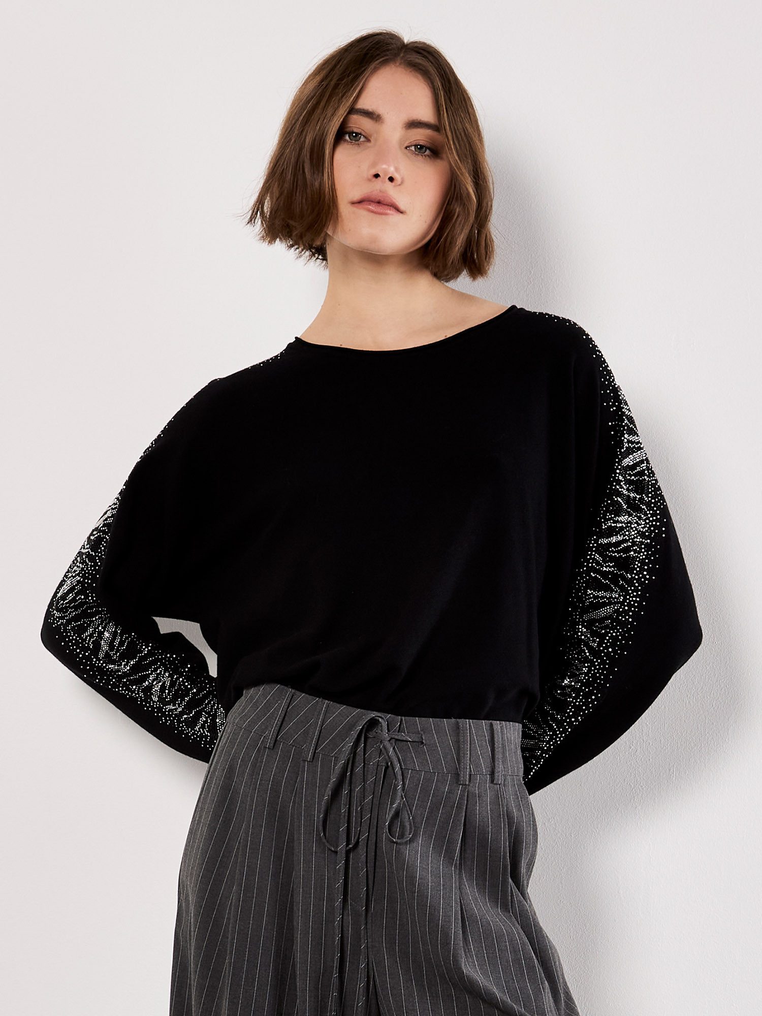 Strickpullover Fledermauspullver