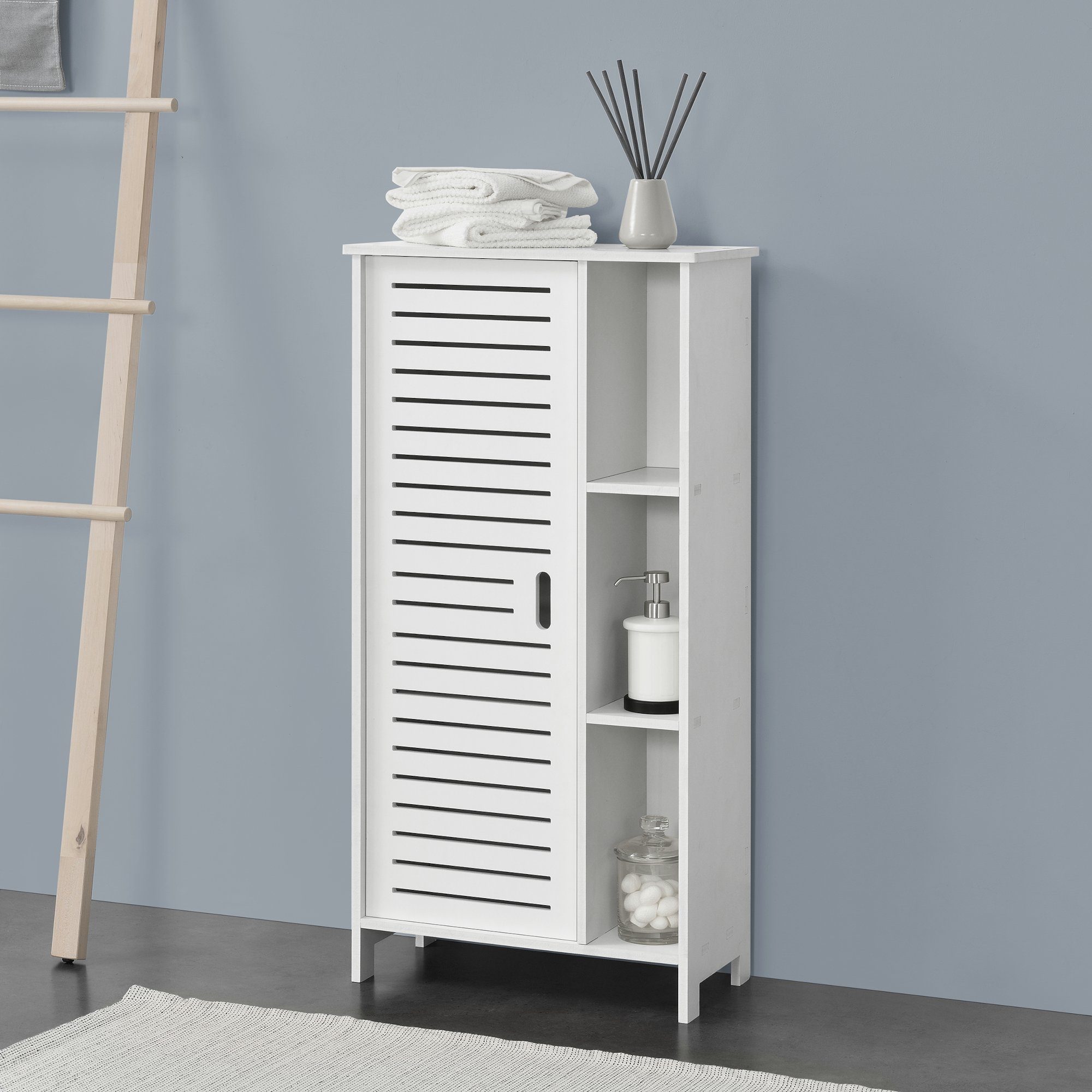 en.casa Midischrank »Vansbro« Badezimmerschrank Badkommode mit günstig online kaufen