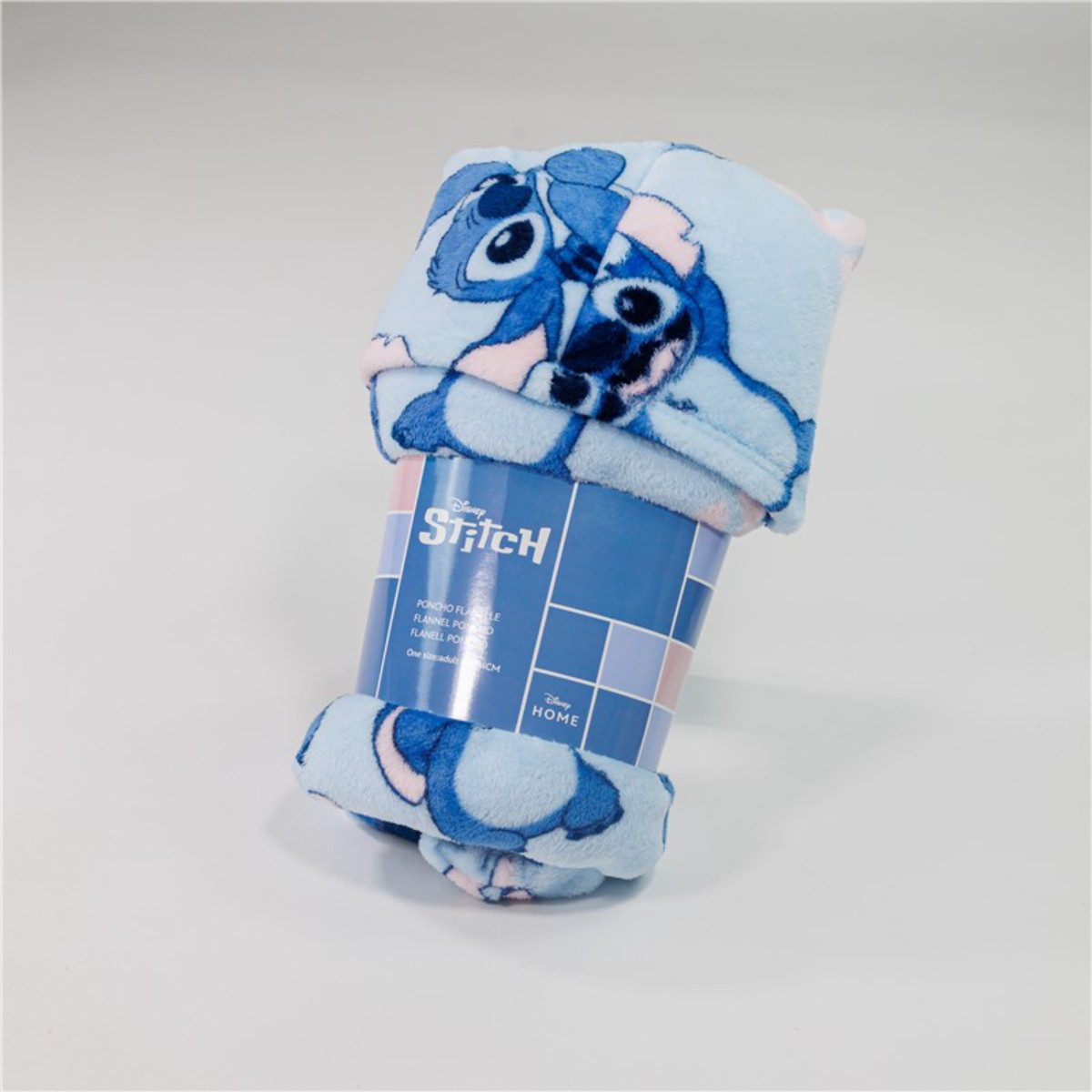 Aymax sprl Fleeceponcho Disney Stitch Sweat Poncho Kinder 7-14 Jahre Kapuzenponcho