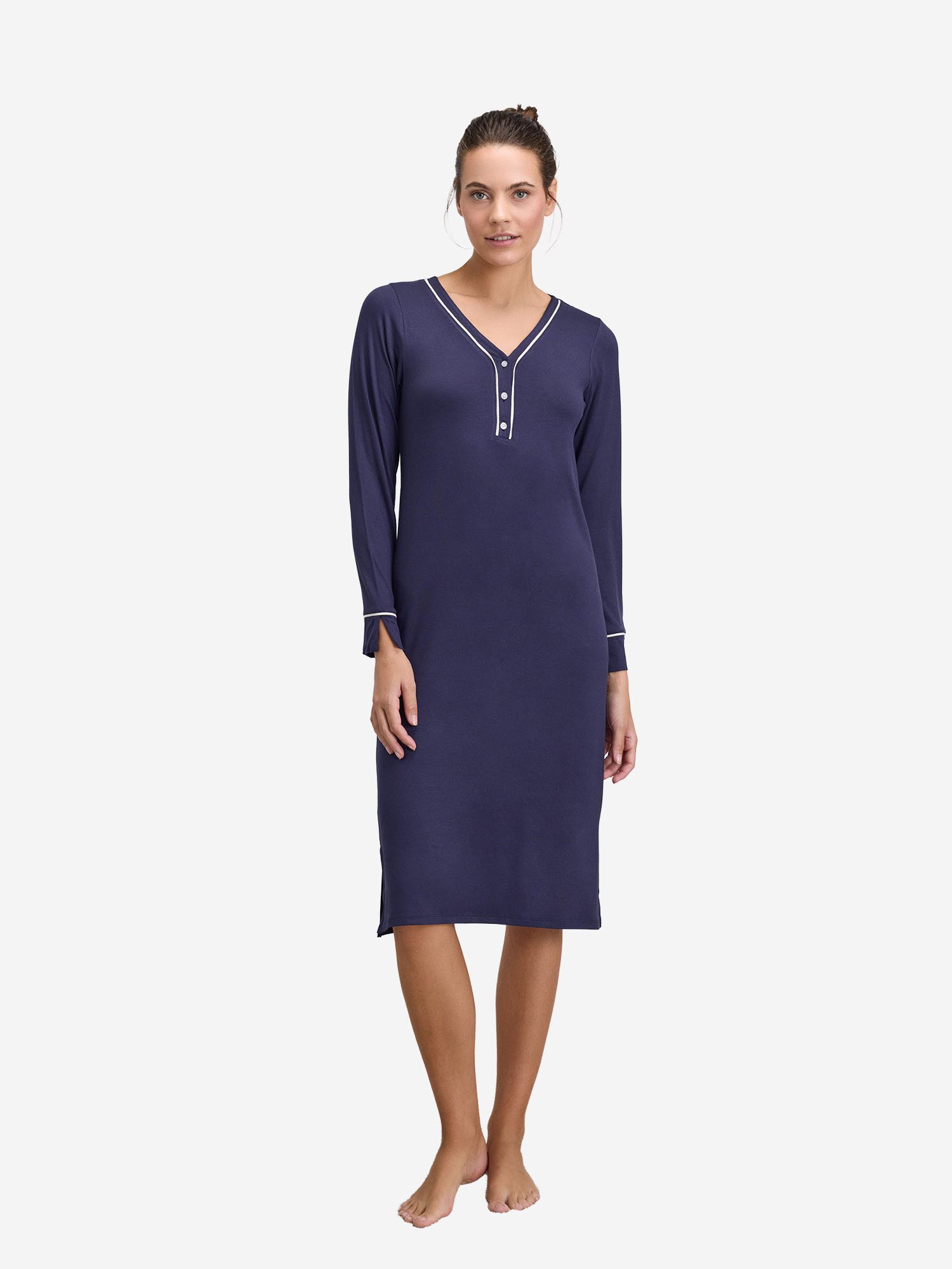 Goldenbay Nachthemd Oleander Schlafkleid, Nachtkleid, Schlafhemd