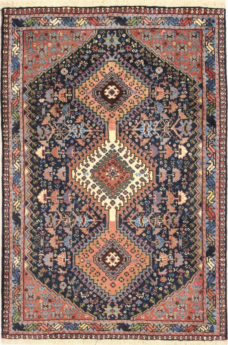 Orientteppich Yalameh 80x121 Handgeknüpfter Orientteppich / Perserteppich, Nain Trading, rechteckig, Höhe: 12 mm