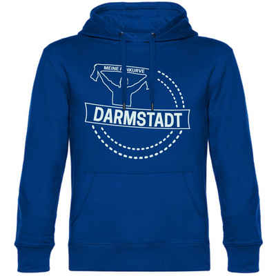 multifanshop Kapuzensweatshirt Darmstadt - Meine Fankurve - Pullover