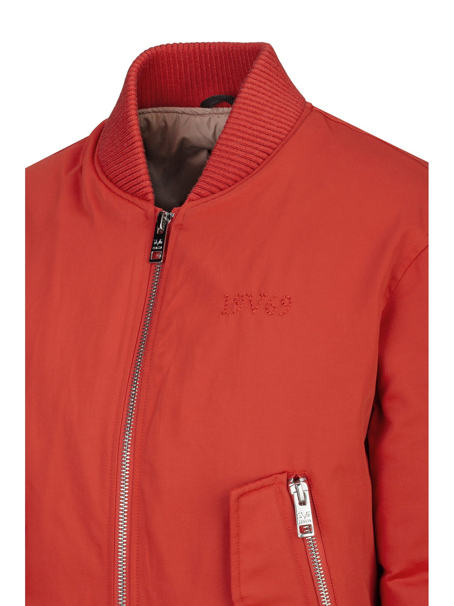 19V69 ITALIA Bomberjacke Camillo Street Herren Bomberjacke Stehkragen Reißverschluss